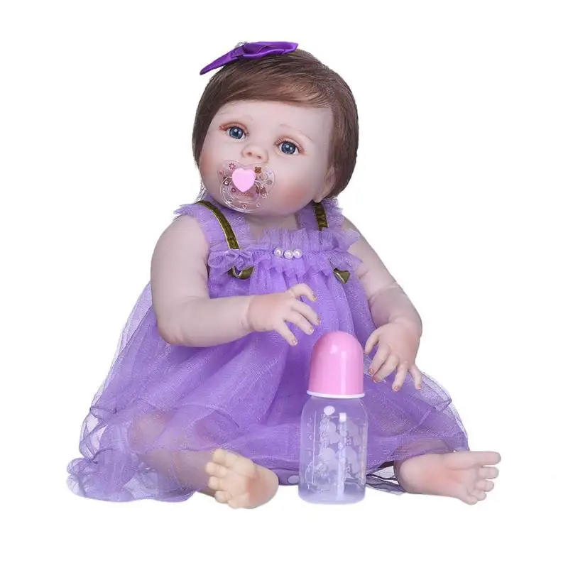 NPK 56cm Simulation Doll Cute Realistic Vinyl Simulation Doll Lifelike Silicone Reborn Baby Doll Toys Imitation Baby Bathing Toy 
NPK 56cm Simulation Doll Cute Realistic Vinyl Simulation Doll Lifelike Silicone Reborn Baby Doll Toys Imitation Baby Bathing Toy