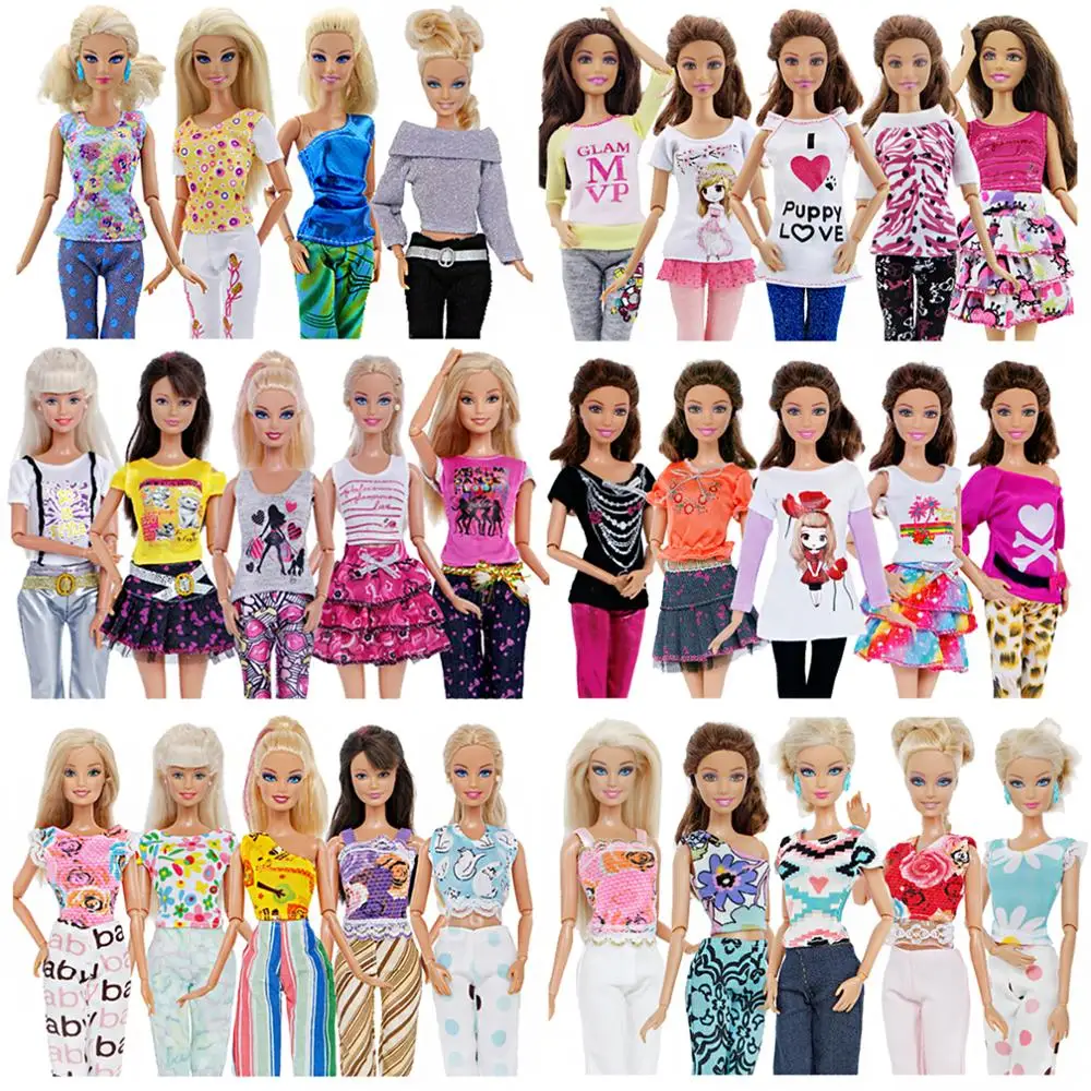 5 Pcs Fashion Daily Wear Casual Outfits Vest Shirt Skirt Pants Dress Dollhouse Accessories Clothes for Barbie Doll
5 Pcs Fashion Daily Wear Casual Outfits Vest Shirt Skirt Pants Dress Dollhouse Accessories Clothes for Barbie Doll