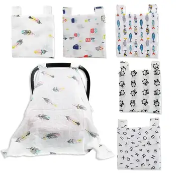 Cotton Gauze Infant Baby Car Seat Cover Infant Stroller Breast Feeding Nursing Cover Sunshade Windproof Scarf Blankets for Baby 
Cotton Gauze Infant Baby Car Seat Cover Infant Stroller Breast Feeding Nursing Cover Sunshade Windproof Scarf Blankets for Baby