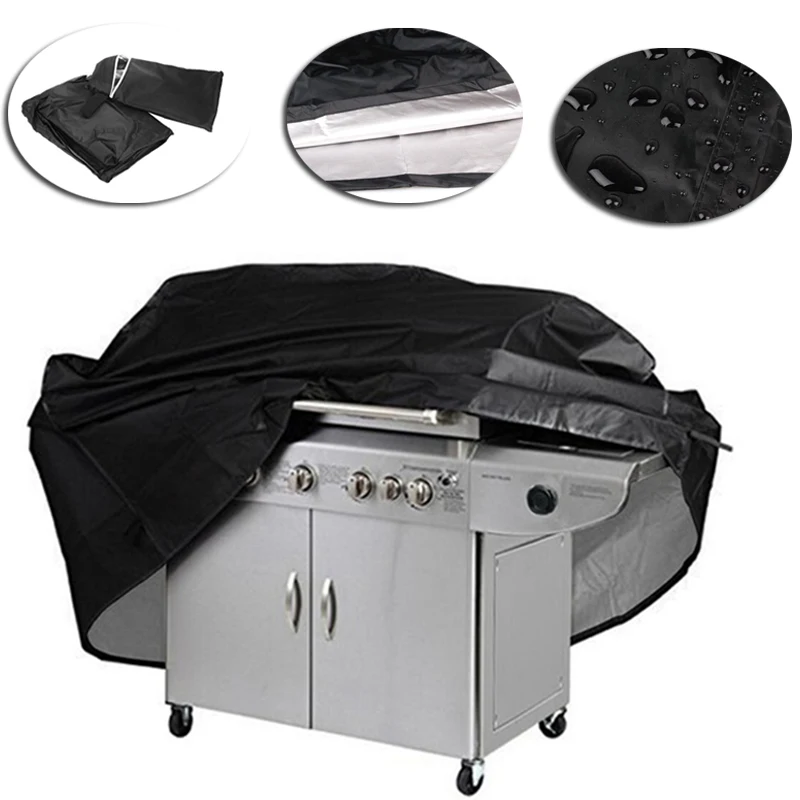 Black Waterproof BBQ Cover BBQ Accessories Grill Cover Anti Dust Rain Gas Charcoal Electric Barbeque Grill 4 Sizes
Black Waterproof BBQ Cover BBQ Accessories Grill Cover Anti Dust Rain Gas Charcoal Electric Barbeque Grill 4 Sizes