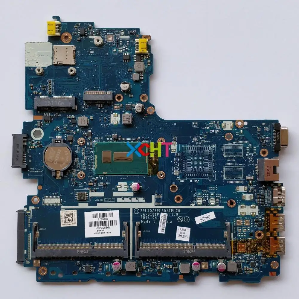 799555-001 799555-601 ZPL40/ZPL50/ZPL70 LA-B181P UMA w i7-5500U CPU for HP ProBook 450 G2 Series Laptop NB PC Motherboard Tested
799555-001 799555-601 ZPL40/ZPL50/ZPL70 LA-B181P UMA w i7-5500U CPU for HP ProBook 450 G2 Series Laptop NB PC Motherboard Tested