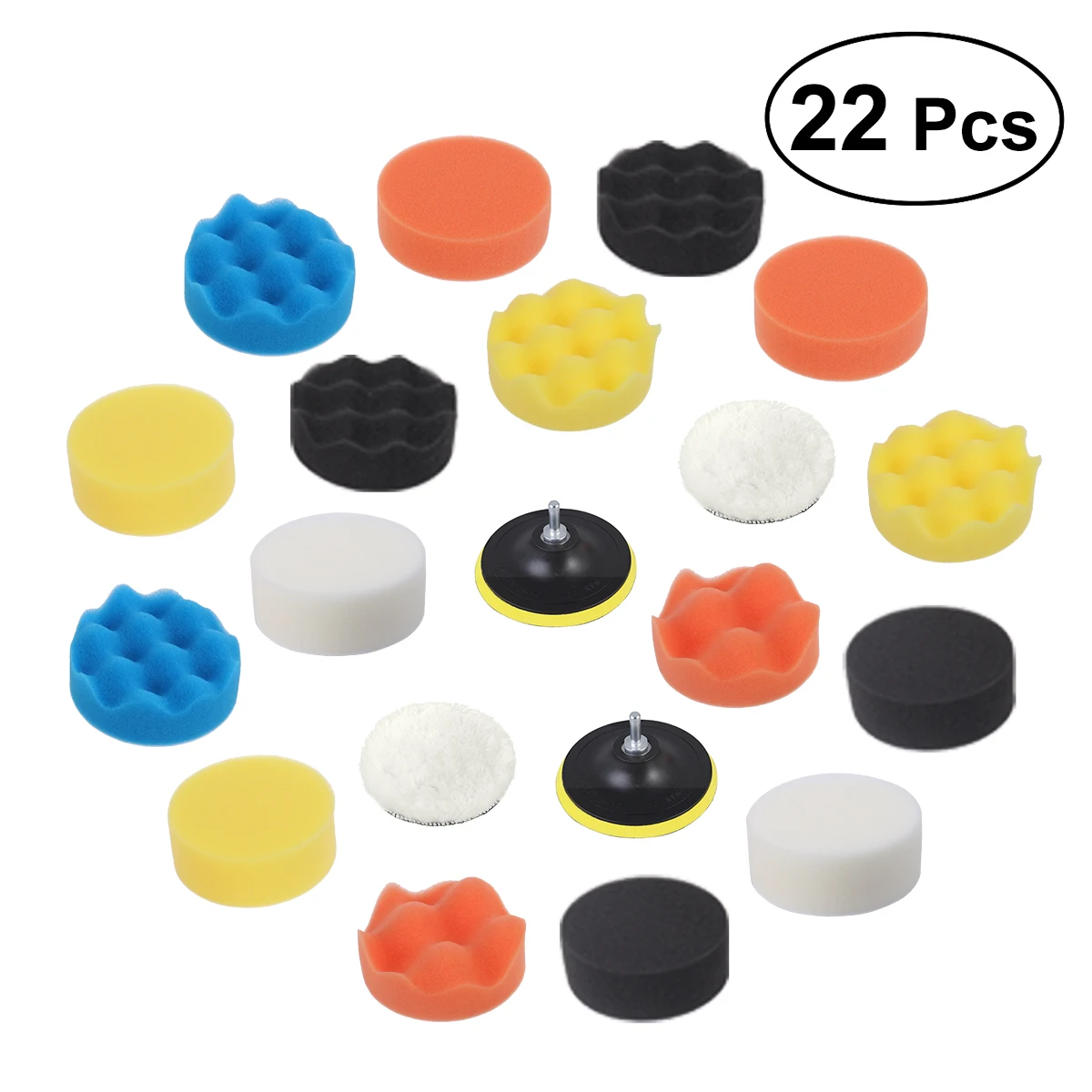 22PCS Buffing Sponge Polishing Pad Disc Wool Disc Polishing Wax Sanding Pad Kit for Car
22PCS Buffing Sponge Polishing Pad Disc Wool Disc Polishing Wax Sanding Pad Kit for Car