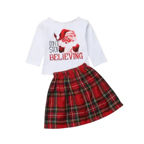 Xmas Fairy Toddler Kids Baby Girls Santa Christmas Tops T-shirt Tops Skirt Autumn Outfit Clothes Set
Xmas Fairy Toddler Kids Baby Girls Santa Christmas Tops T-shirt Tops Skirt Autumn Outfit Clothes Set