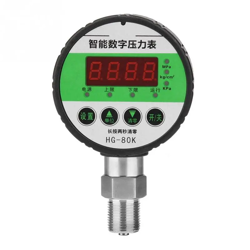 Digital Pressure Gauges Display Oil Pressure Hydraulic Gauge Pressure Test Meter For Pneumatic tools Gas Water Oil functional
Digital Pressure Gauges Display Oil Pressure Hydraulic Gauge Pressure Test Meter For Pneumatic tools Gas Water Oil functional
