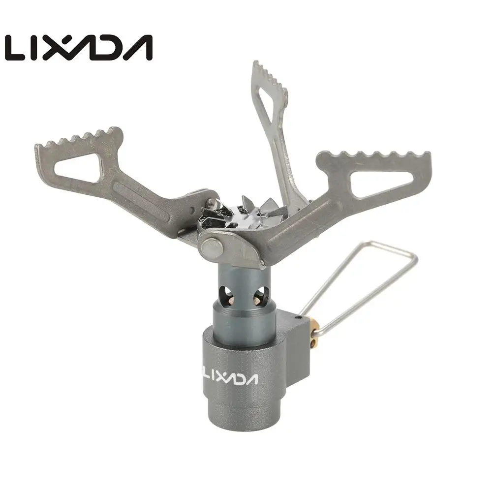 Lixada 25g Lightweight Mini Pocket One-Piece Titanium Alloy Outdoor Cooking Burner Folding Camping Gas Stove BRS-3000T 2700W
Lixada 25g Lightweight Mini Pocket One-Piece Titanium Alloy Outdoor Cooking Burner Folding Camping Gas Stove BRS-3000T 2700W