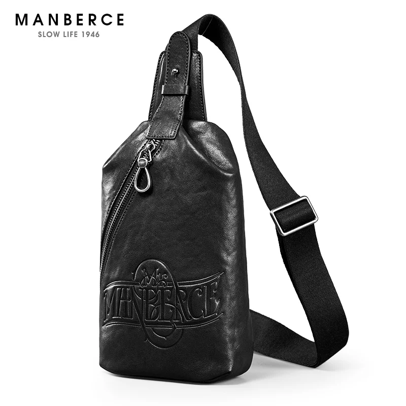 MANBERCE Genuine Leather Men's Shoulder Bags Brand Men Messenger Bag Travel Casual Designer Youth Crossbody Bag
MANBERCE Genuine Leather Men's Shoulder Bags Brand Men Messenger Bag Travel Casual Designer Youth Crossbody Bag