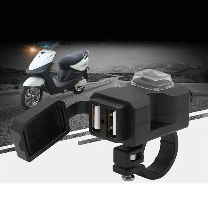 5V 3.1A Power Supply Socket 12V Waterproof Dual USB Port Motorbike Motorcycle Handlebar Charger Adapter
5V 3.1A Power Supply Socket 12V Waterproof Dual USB Port Motorbike Motorcycle Handlebar Charger Adapter