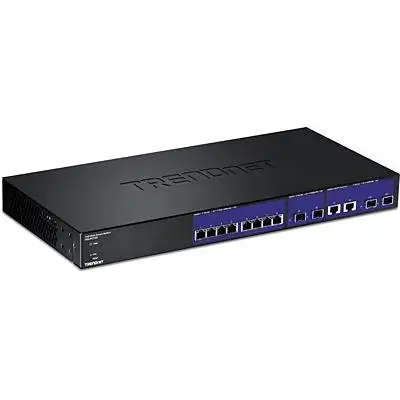 Переключатели и концентраторы TRENDnet (TEG 40128) порт web smart Switch 8X10gbase T 10G/2X10g SFP +|Сетевые