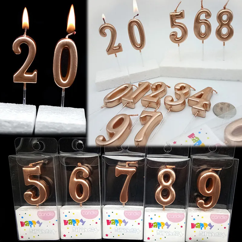 Happy Birthday Cake Topper Rose Gold Number Candles Birthday Cake Decoration For Princess Candy Bar Baby Shower Party
Happy Birthday Cake Topper Rose Gold Number Candles Birthday Cake Decoration For Princess Candy Bar Baby Shower Party