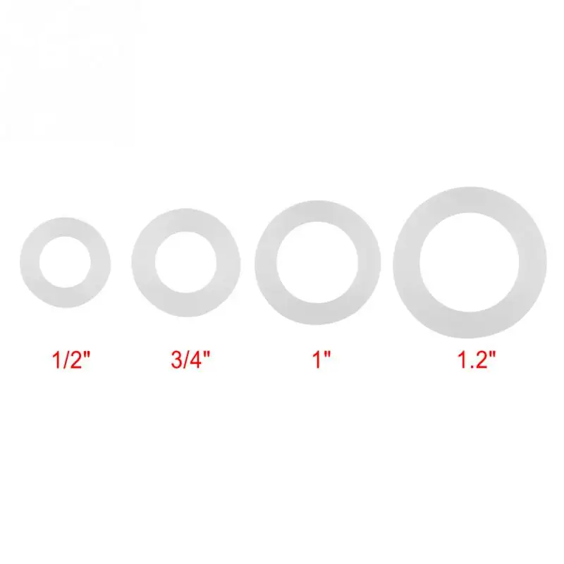 12Pcs Flat Gaskets O-ring Silicone oring Sealing Assortment Washers for Bellows Hoses Sealing Grommet 4 Sizes White Best Price
12Pcs Flat Gaskets O-ring Silicone oring Sealing Assortment Washers for Bellows Hoses Sealing Grommet 4 Sizes White Best Price