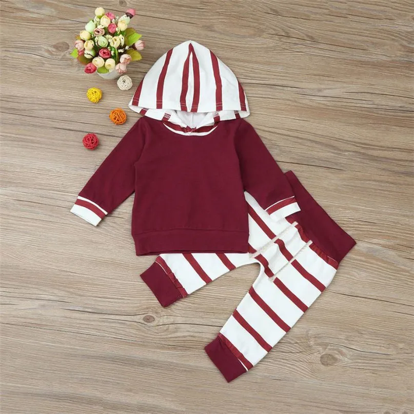 Red Hot New 2019 Cute 2pcs Toddler Infant Baby Boy Clothes Set Striped Hoodie Tops+Pants Outfits drop
Red Hot New 2019 Cute 2pcs Toddler Infant Baby Boy Clothes Set Striped Hoodie Tops+Pants Outfits drop