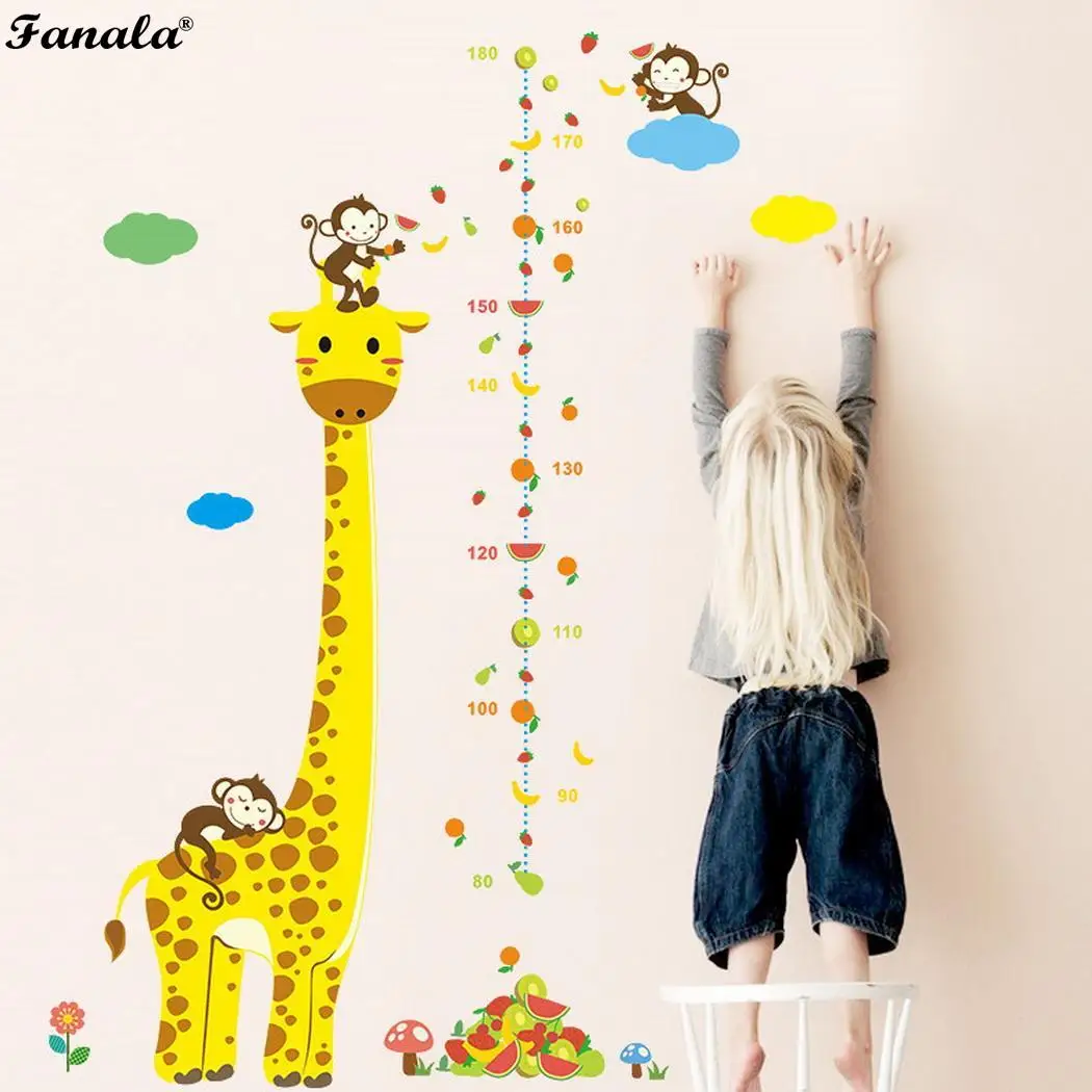Children Room Background Decoration Cartoon Animal Height Ruler Wall Cute Removable, Self-sticking Sticker
Children Room Background Decoration Cartoon Animal Height Ruler Wall Cute Removable, Self-sticking Sticker
