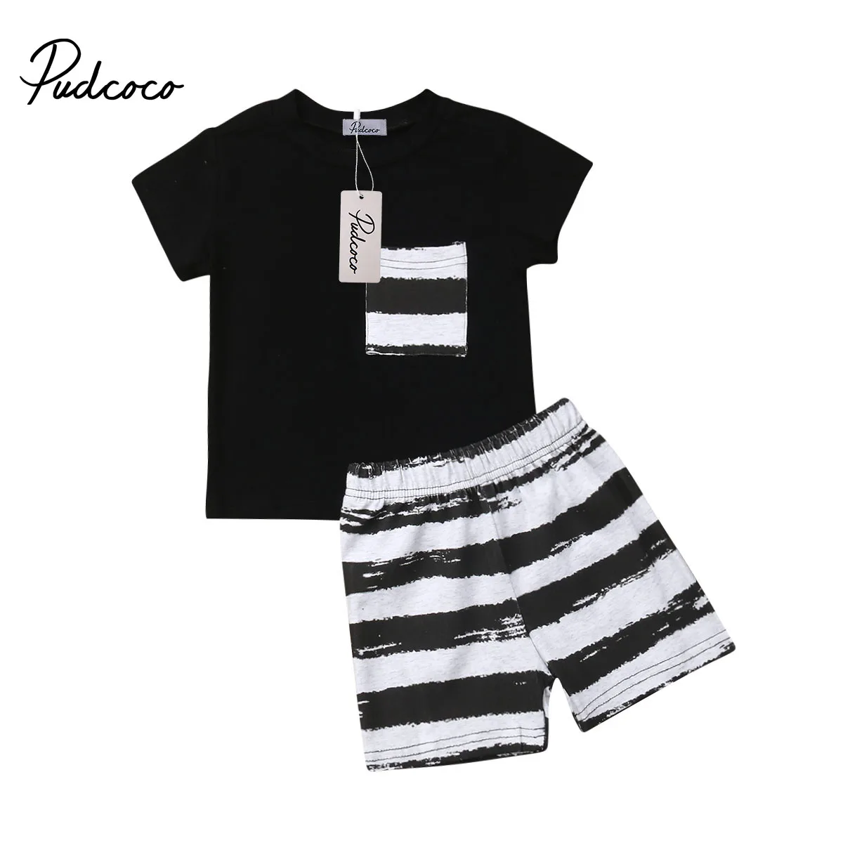 2019 Baby boy summer clothing set Packet T-Shirt Tops striped Short Pants Casual Outfit for newborn clothes children kid toddler
2019 Baby boy summer clothing set Packet T-Shirt Tops striped Short Pants Casual Outfit for newborn clothes children kid toddler