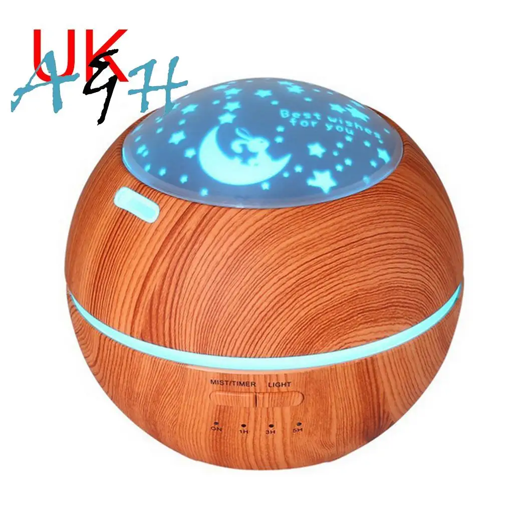 

Ultrasonic Aroma Humidifier Light Shadow Wood <36dB Grain 5H-8H Aromatherapy 150ML Diffuser 10-20 14.5W