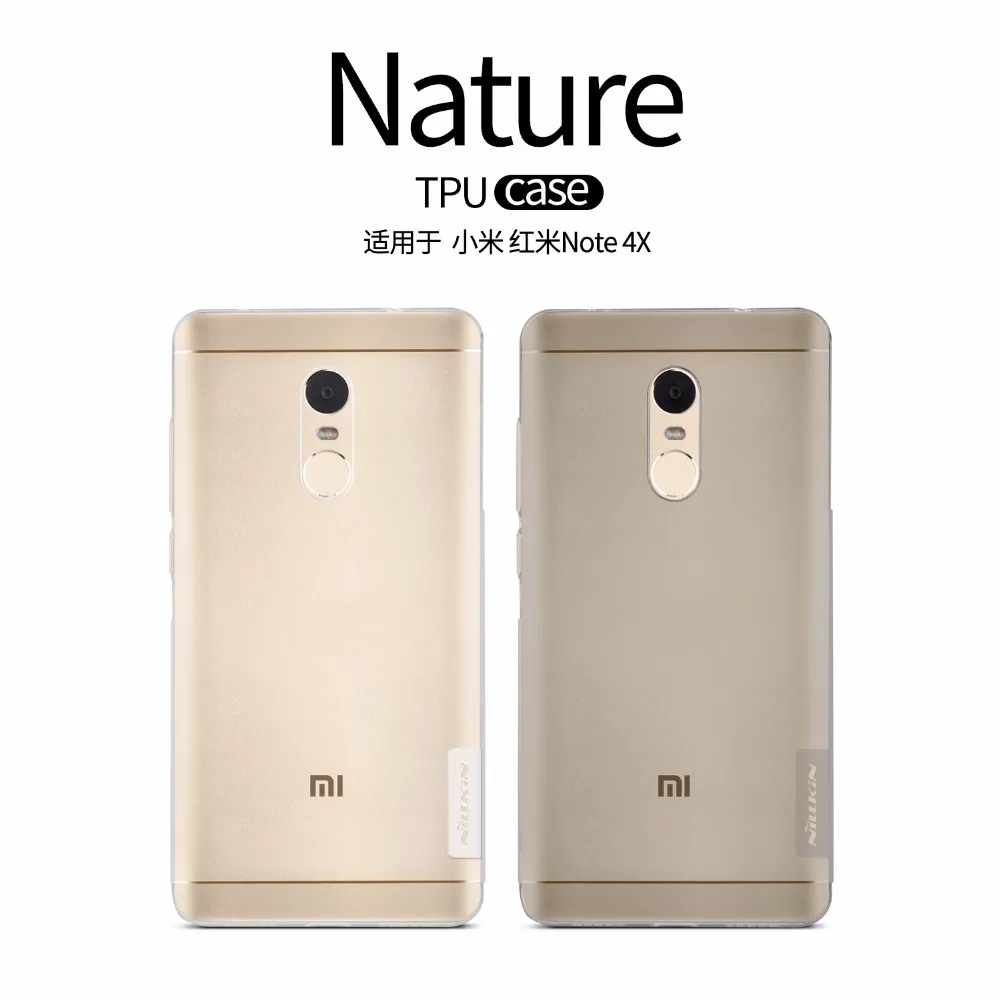 

NILLKIN for Xiaomi Redmi Note 4X Case Soft TPU Back Cover Nature Transparent Silicone Phone Cases 5.5''