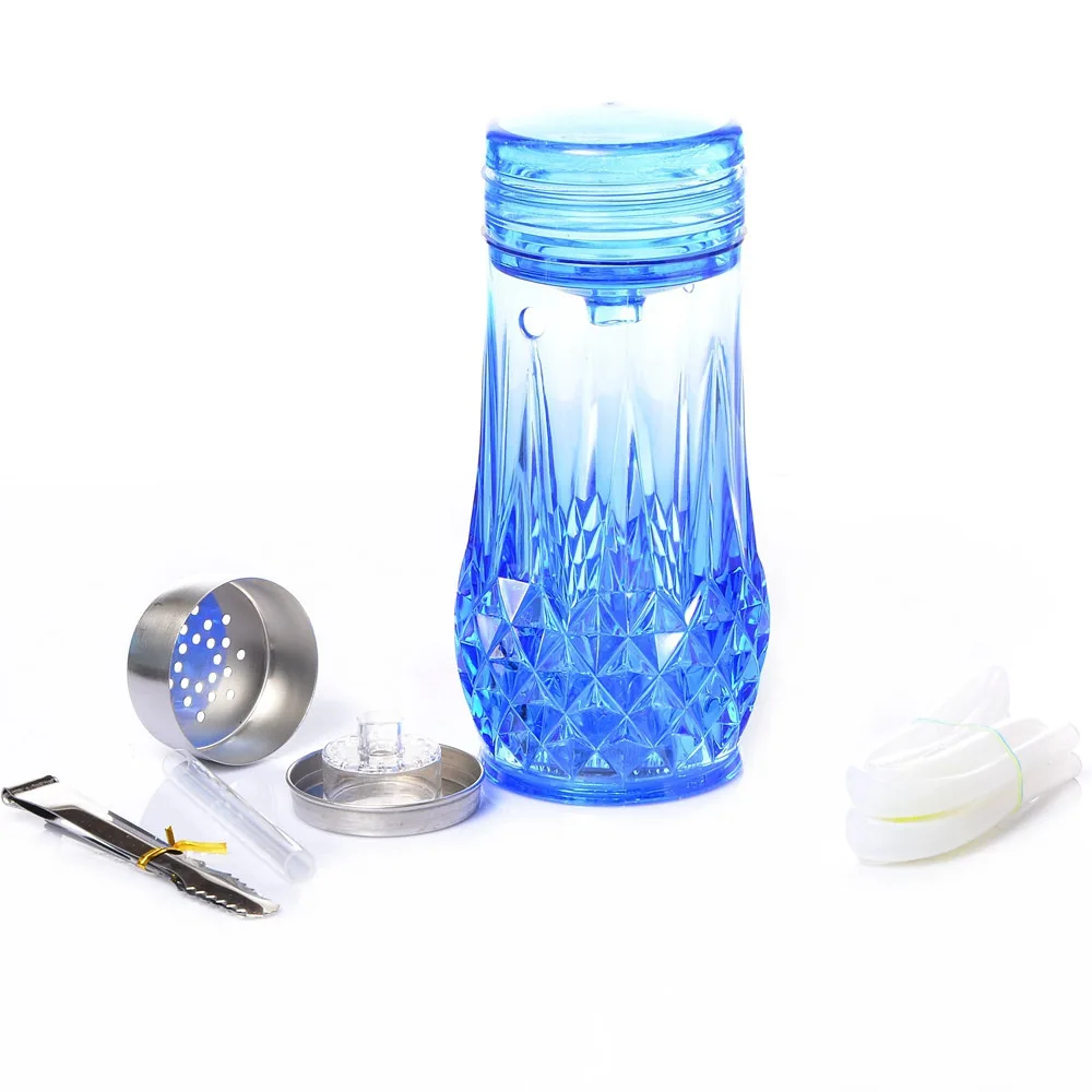 Portable Acrylic Shisha Set with LED Light Metal Charcoal Tongs Narguiles Sheesha Water Pipe Narguile Chicha Small Hookah Set
Portable Acrylic Shisha Set with LED Light Metal Charcoal Tongs Narguiles Sheesha Water Pipe Narguile Chicha Small Hookah Set