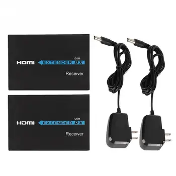 High Definition 120M 1080P HDMI Extender Cat 5e/6 Ethernet Cable Extender 110-240V US Plug
High Definition 120M 1080P HDMI Extender Cat 5e/6 Ethernet Cable Extender 110-240V US Plug