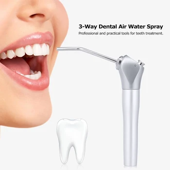 3-Way Dental Air Water Spray Triple Syringe Handpiece with 2 Nozzles Tips Dental Equipment
3-Way Dental Air Water Spray Triple Syringe Handpiece with 2 Nozzles Tips Dental Equipment