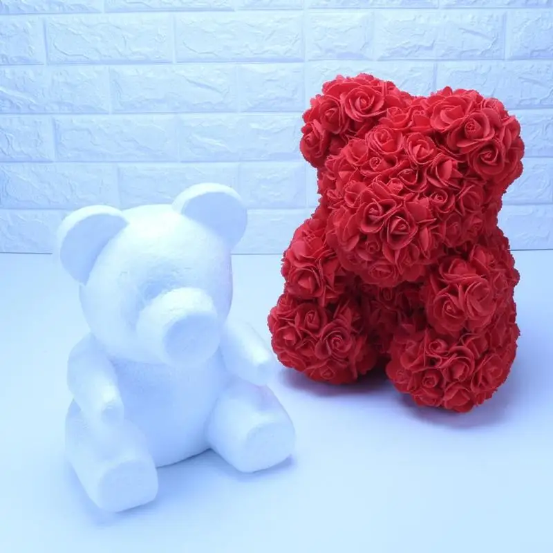 1Pcs Polystyrene Styrofoam White Foam Bear Mold Artificial Flower Head Rose Teddy Valentine's Day Gifts Party Wedding Decoration
1Pcs Polystyrene Styrofoam White Foam Bear Mold Artificial Flower Head Rose Teddy Valentine's Day Gifts Party Wedding Decoration