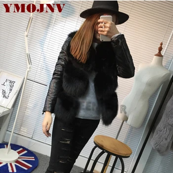 YMOJNV 2018 Autumn Winter Coat Female Thick Warm Faux Fox Fur Vest Women High-Grade Jacket Colete Feminino Large Size Outerwear
YMOJNV 2018 Autumn Winter Coat Female Thick Warm Faux Fox Fur Vest Women High-Grade Jacket Colete Feminino Large Size Outerwear