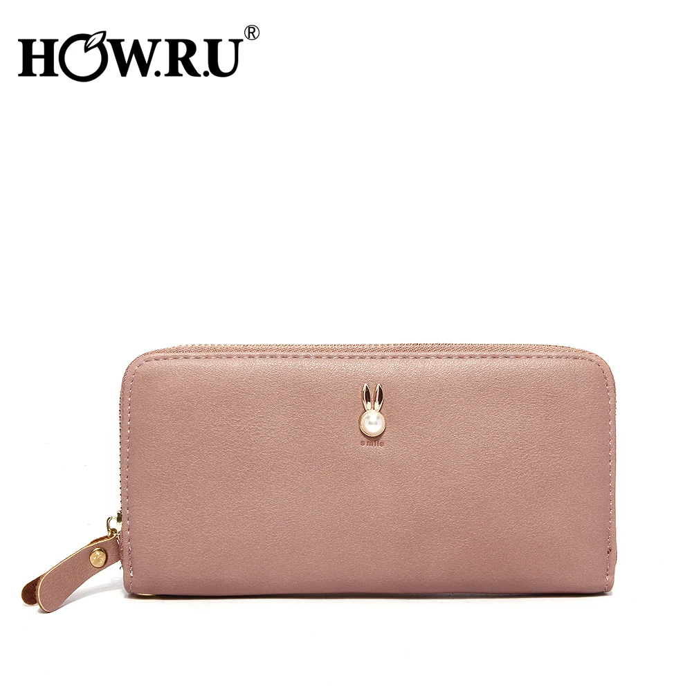 HOWRU Long Zipper Wristband Clutch Wallet Female Soft Leather Large Capacity Women's Wallets and Purses Ladies Phone Wallet 2019
HOWRU Long Zipper Wristband Clutch Wallet Female Soft Leather Large Capacity Women's Wallets and Purses Ladies Phone Wallet 2019