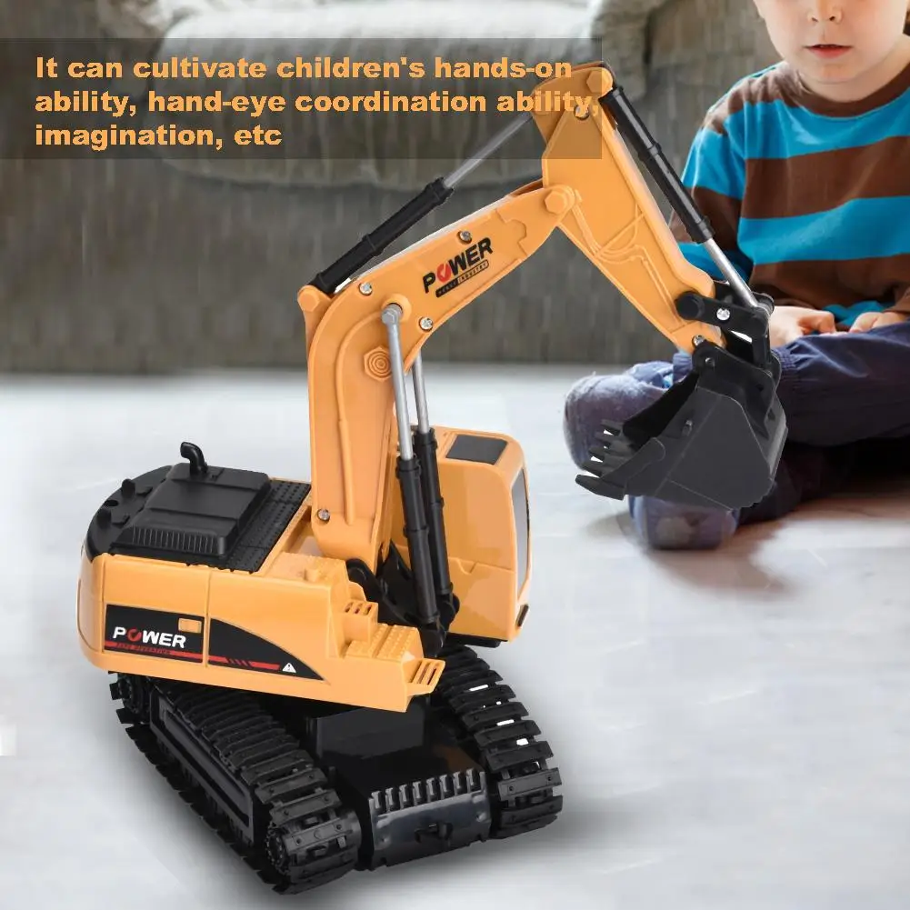1/24 Scale 2.4Ghz 6 Channels RC Engineering Car 40MHz high quality Remote Control Excavator Truck birthday Gift Toy for Kids
1/24 Scale 2.4Ghz 6 Channels RC Engineering Car 40MHz high quality Remote Control Excavator Truck birthday Gift Toy for Kids