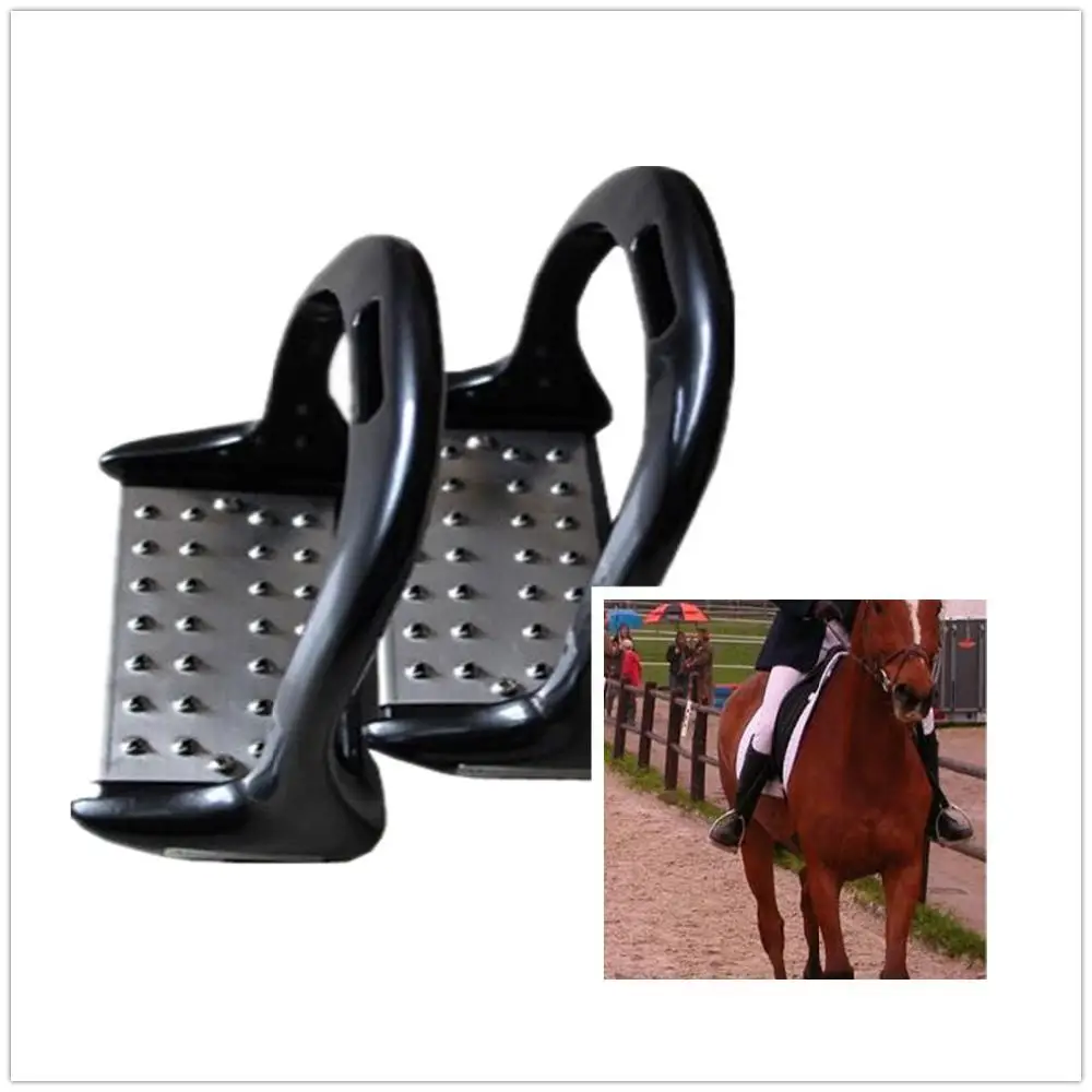 Mounchain 1 Pair Horse Riding Stirrup Equestrian Stirrup Stainless Steel Anti-slip Pad
Mounchain 1 Pair Horse Riding Stirrup Equestrian Stirrup Stainless Steel Anti-slip Pad