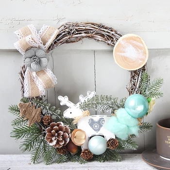 Christmas Wreath Artificial Pinecone Ball Hanging Garland For Home Bar New Year Christmas Wall Door Hanging Ornaments
Christmas Wreath Artificial Pinecone Ball Hanging Garland For Home Bar New Year Christmas Wall Door Hanging Ornaments