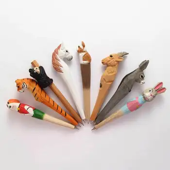 400pcs Wooden Animal pen 3D Cartoon Pen Wooden Carving Ball Point Pen Creative Hand Made Wood Crane Random Send
400pcs Wooden Animal pen 3D Cartoon Pen Wooden Carving Ball Point Pen Creative Hand Made Wood Crane Random Send