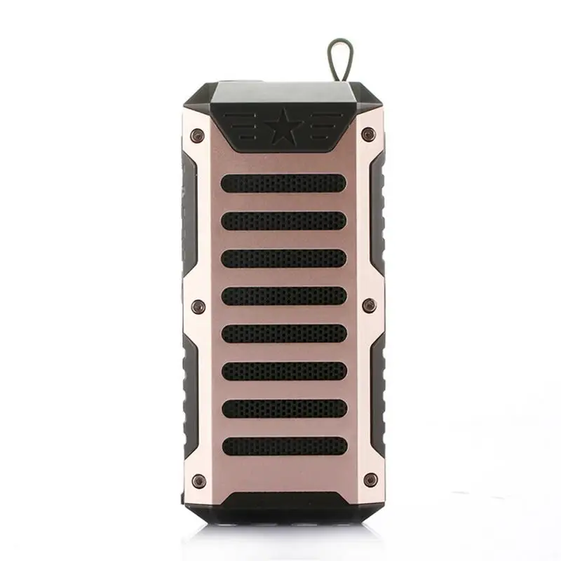 Metal Anti-pressure Waterproof Anti-drop Wireless Bluetooth Speaker Mini Audio Portable Support Memory Card Bass Speaker
Metal Anti-pressure Waterproof Anti-drop Wireless Bluetooth Speaker Mini Audio Portable Support Memory Card Bass Speaker