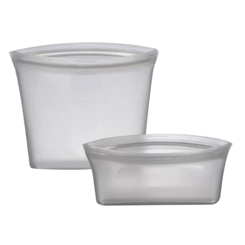 2Pcs Silicone Food Storage Containers Zip Top Leakproof Containers Reusable Stand Up Zip Shut Bag Cup Fresh Bag Food Storage B
2Pcs Silicone Food Storage Containers Zip Top Leakproof Containers Reusable Stand Up Zip Shut Bag Cup Fresh Bag Food Storage B