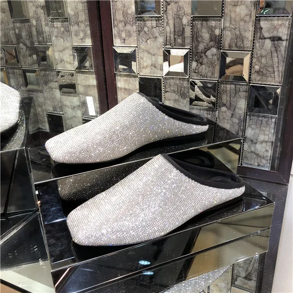 2018 Hot Summer Spring Shoes Woman Slippers Leather Crytal Square Toe Flats Design Slides Woman Concise Lazy Tipe Mules Woman
2018 Hot Summer Spring Shoes Woman Slippers Leather Crytal Square Toe Flats Design Slides Woman Concise Lazy Tipe Mules Woman