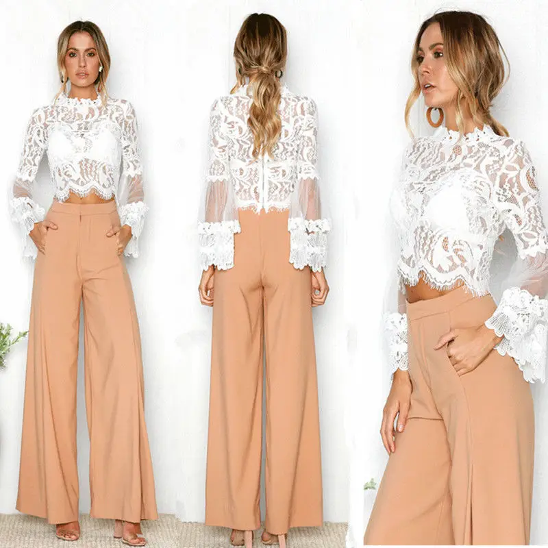 Fashion Blouse Women Loose Lace Floral Print Flare Long Sleeve Ladies Womens Tops And Blouses Casual White Blouse S M L XL
Fashion Blouse Women Loose Lace Floral Print Flare Long Sleeve Ladies Womens Tops And Blouses Casual White Blouse S M L XL