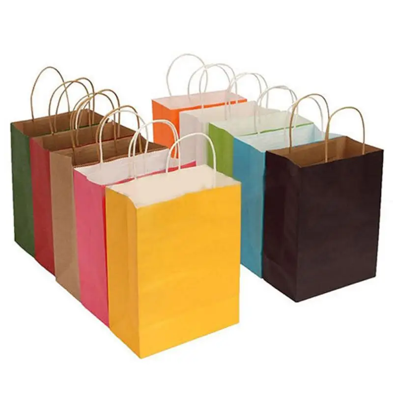 Wedding Party Gift Bags Kraft Paper Presents Bag With Handles Recyclable Shopping Bags 10 Colors Drop Shipping
Wedding Party Gift Bags Kraft Paper Presents Bag With Handles Recyclable Shopping Bags 10 Colors Drop Shipping