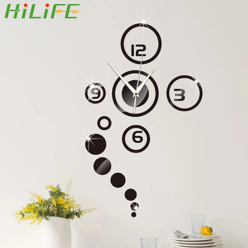 HILIFE Acrylic Mirror Stickers Living Room Quartz Needle DIY Home Decoration 3D Wall Clock Quartz Clocks Creative
HILIFE Acrylic Mirror Stickers Living Room Quartz Needle DIY Home Decoration 3D Wall Clock Quartz Clocks Creative