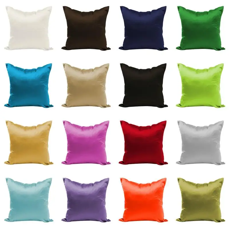 MultiColor Silk Satin Standard Pillow Case Cushion Cover Pillowcase pillow case 45*45 home decor cushion cover Home Decor #SO
MultiColor Silk Satin Standard Pillow Case Cushion Cover Pillowcase pillow case 45*45 home decor cushion cover Home Decor #SO