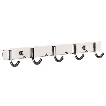 1 Pc Door Back Hook Round 5 Pegs Stainless Steel Rustproof Clothes Hanger Coat Hook Towel Rack for Bathroom
1 Pc Door Back Hook Round 5 Pegs Stainless Steel Rustproof Clothes Hanger Coat Hook Towel Rack for Bathroom