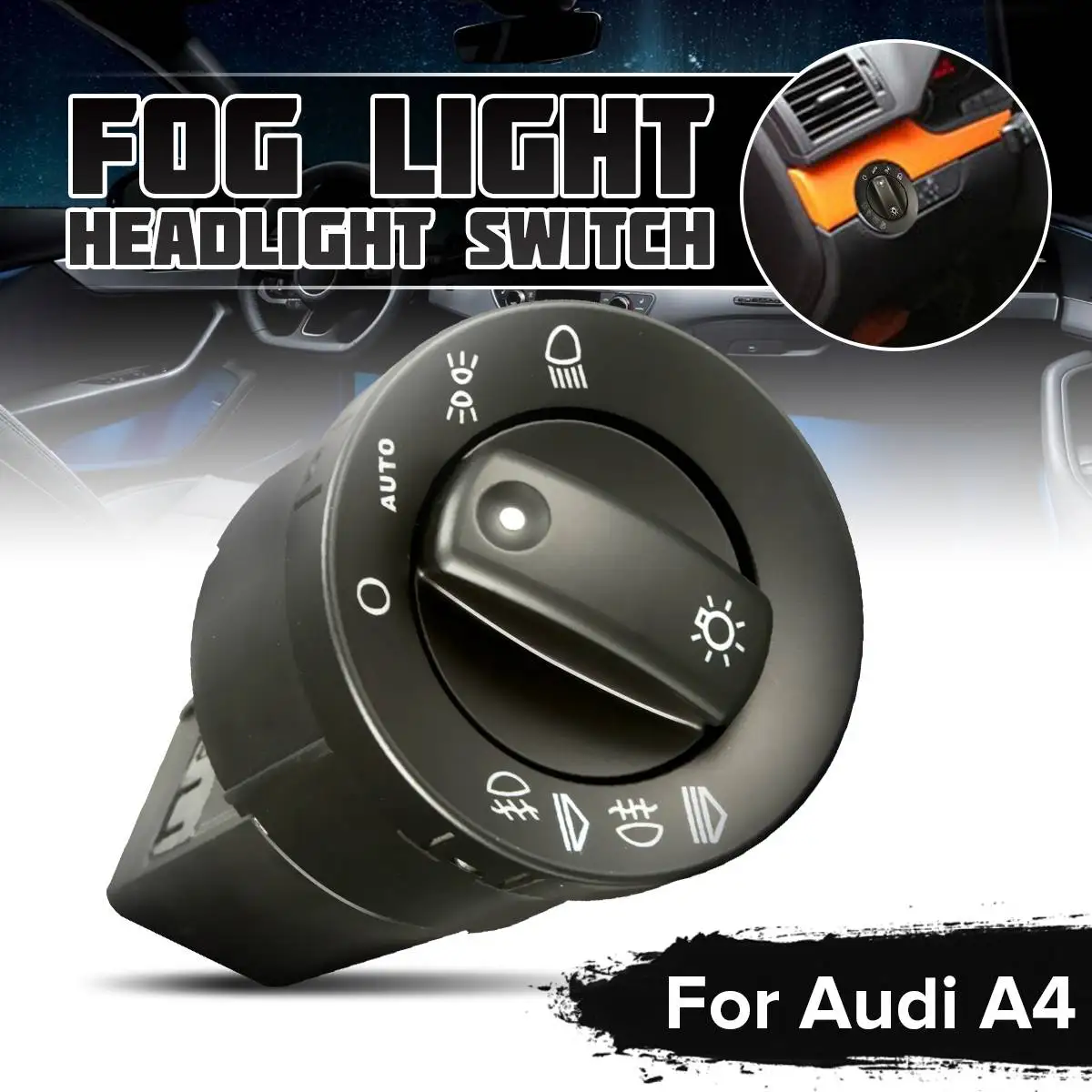 New Front Rear Fog Light Headlight Switch For Audi A4 8E B6 B7 8E0941531B AUTO Switches Replacement Parts
New Front Rear Fog Light Headlight Switch For Audi A4 8E B6 B7 8E0941531B AUTO Switches Replacement Parts