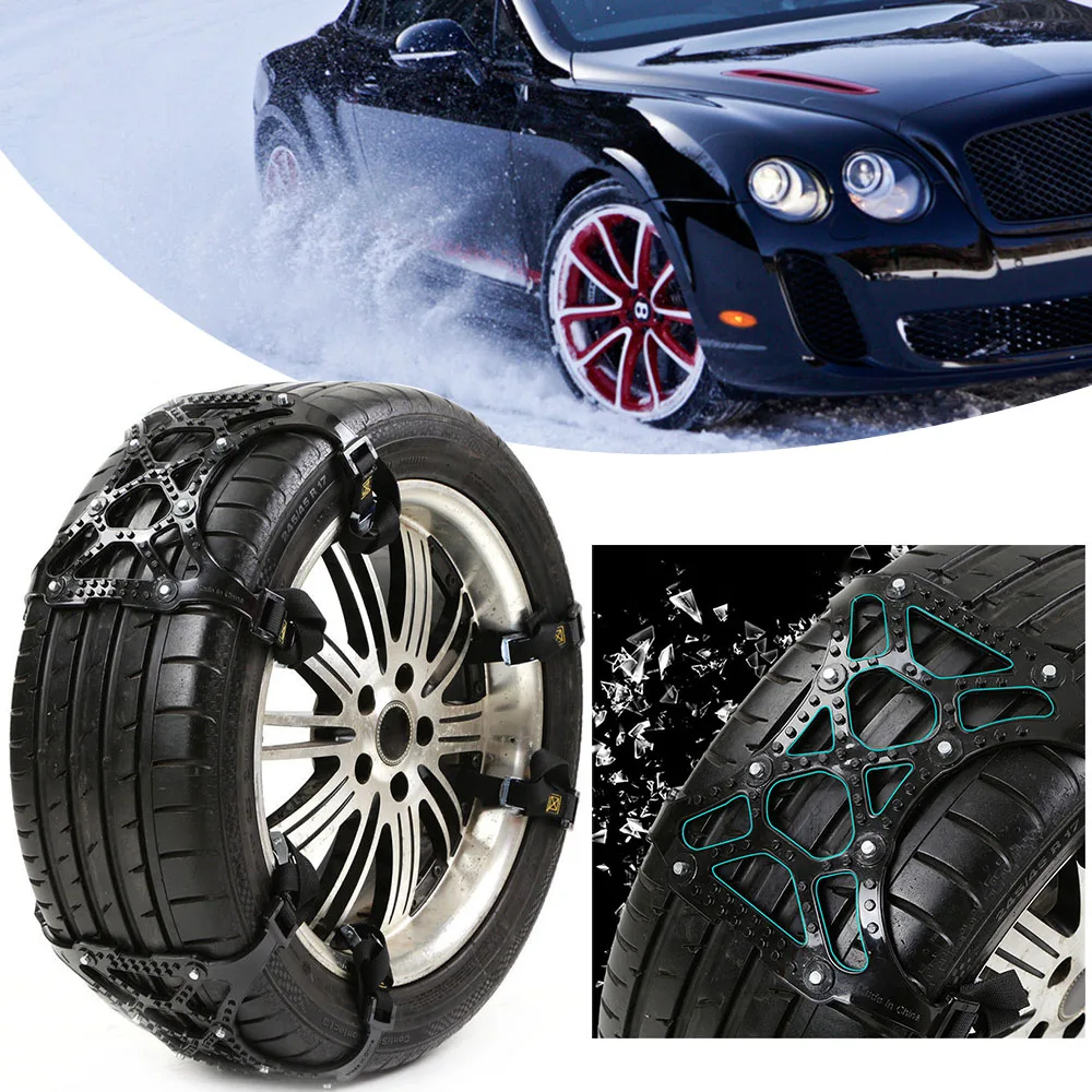 Universal 3Pcs/Lot TPU Car Tire Tyre Anti-skid Snow Chain Suit 165-265mm Tyre Winter Roadway Safety Tire Chains Snow Climbing
Universal 3Pcs/Lot TPU Car Tire Tyre Anti-skid Snow Chain Suit 165-265mm Tyre Winter Roadway Safety Tire Chains Snow Climbing