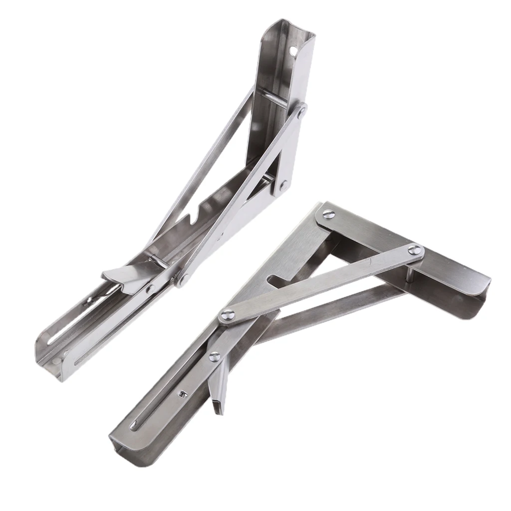 Heavy Duty Polished Stainless Steel Folding Shelf Bench Table Folding Shelf or Bracket Long Release Arm Multipurpose folding
Heavy Duty Polished Stainless Steel Folding Shelf Bench Table Folding Shelf or Bracket Long Release Arm Multipurpose folding