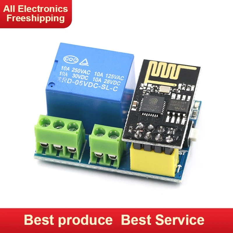 ESP8266 5V WiFi relay module DS18B20 DHT11 RGB LED Controller Things smart home remote control switch phone APP ESP-01
ESP8266 5V WiFi relay module DS18B20 DHT11 RGB LED Controller Things smart home remote control switch phone APP ESP-01