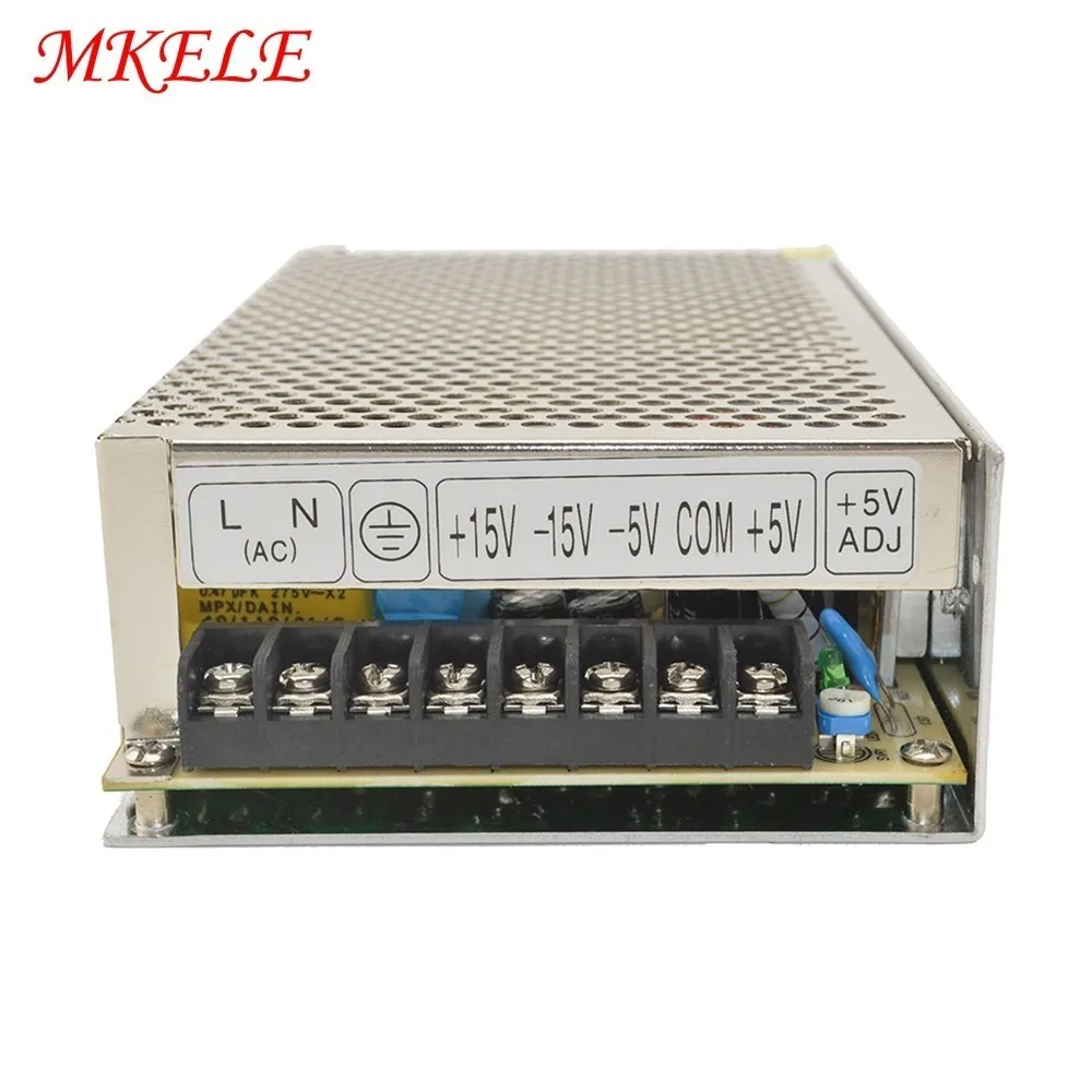 Industrial Use Regulated SMPS Switching Power Supply 120W Reliable Quad Output 5V 12V -5V -12V Q-120B 85-132VAC/176-264VAC Input
Industrial Use Regulated SMPS Switching Power Supply 120W Reliable Quad Output 5V 12V -5V -12V Q-120B 85-132VAC/176-264VAC Input