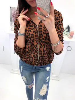 Women's Ladies Autumn Leopard Print Casual Zip Up Hooded Hoodies Coat Jacket Jumper Top Outwear
Women's Ladies Autumn Leopard Print Casual Zip Up Hooded Hoodies Coat Jacket Jumper Top Outwear