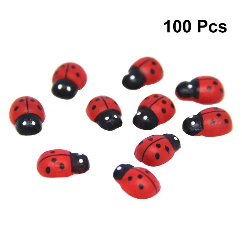 100PCS Mini Ladybugs Toys Cute Artifact Seven-star Fairy Simulative Toys Set Garden Ornaments Decoration Miniature
100PCS Mini Ladybugs Toys Cute Artifact Seven-star Fairy Simulative Toys Set Garden Ornaments Decoration Miniature