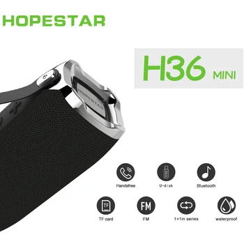 HOPESTAR H36 Mini Bluetooth Speaker Outdoor Portable Waterproof Wireless Small Loudspeaker Hifi Bass Sound 3D Stereo Music
HOPESTAR H36 Mini Bluetooth Speaker Outdoor Portable Waterproof Wireless Small Loudspeaker Hifi Bass Sound 3D Stereo Music