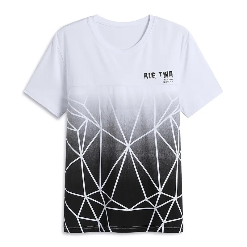 Pioneer Camp Summer Man Gradient T-shirt Short Sleeve Grey Black Stripe Men's Clothing ADT803097
Pioneer Camp Summer Man Gradient T-shirt Short Sleeve Grey Black Stripe Men's Clothing ADT803097