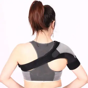 Adjustable Breathable Gym Sports Care Single Shoulder Support Back Brace Guard Strap Wrap Belt Band Pads Black Bandage Women
Adjustable Breathable Gym Sports Care Single Shoulder Support Back Brace Guard Strap Wrap Belt Band Pads Black Bandage Women