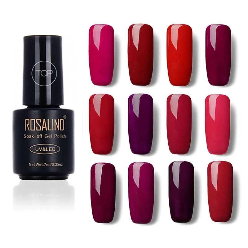 Rosalind 7ml 12 Pcs/Lot Nail Polish Red Color Series Soak Off Nail Gel Polish Art Gel Lacquer Semi Permanent Nail Varnish
Rosalind 7ml 12 Pcs/Lot Nail Polish Red Color Series Soak Off Nail Gel Polish Art Gel Lacquer Semi Permanent Nail Varnish