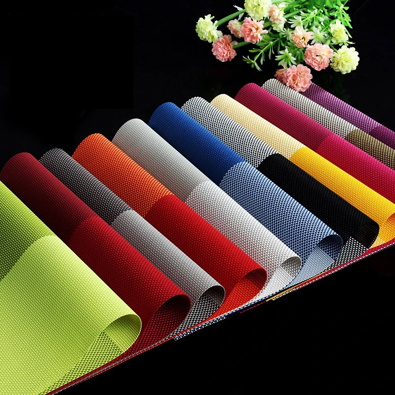 1pc Square Solid Color Dining Table Placemat Europe Style PVC Striped Coasters Table Mat Dining Bowl Dish Insulation Mat Pad 29
1pc Square Solid Color Dining Table Placemat Europe Style PVC Striped Coasters Table Mat Dining Bowl Dish Insulation Mat Pad 29