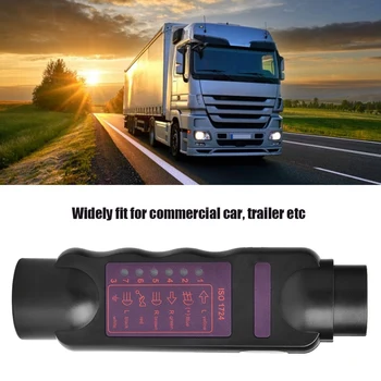 12V Trailer 7 Pin Towing Light Wire Circuit Wiring Tester Plug Widely Fit For Commercial Car Trailer Car Tester Tools
12V Trailer 7 Pin Towing Light Wire Circuit Wiring Tester Plug Widely Fit For Commercial Car Trailer Car Tester Tools